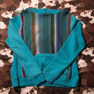 Lucky & Blessed Turquoise Sweatshirt M
